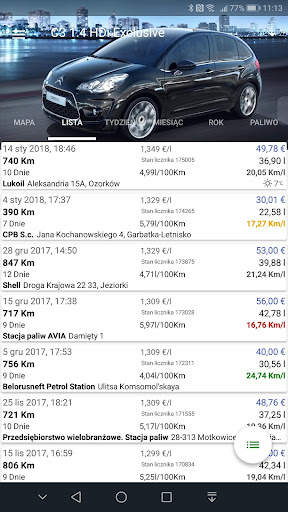MyFuelLog2 Utrzymanie pojazdów i historia wydatków screenshot 8