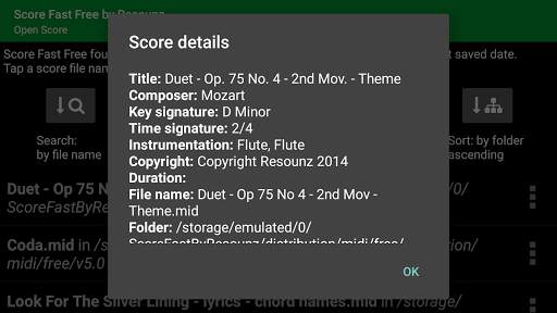 Score Fast Free: compose, notate & play music screenshot 7