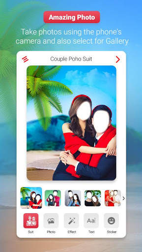 Couple Photo Suit : Man and Woman Montage screenshot 2