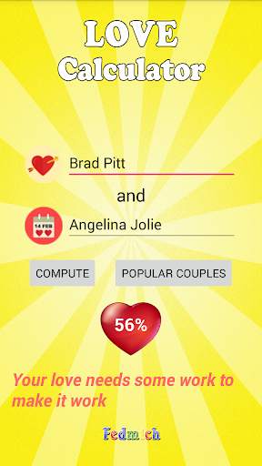 LOVE Calculator / Test screenshot 2