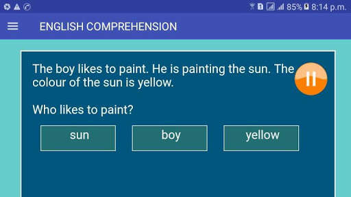 English Comprehension screenshot 3