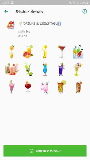 Food Stickers For WhatsApp (WAStickers) screenshot 7