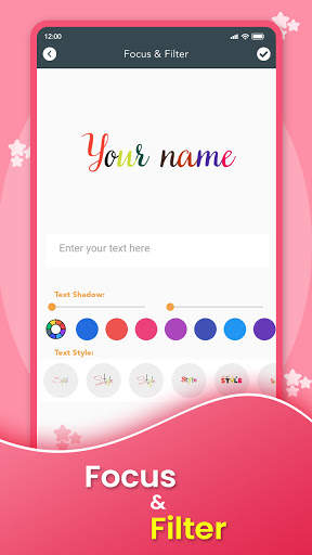 Focus And Filter & Name Arts Apps screenshot 2
