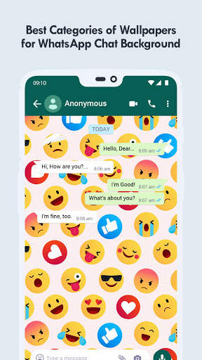 Wallpapers for WhatsApp Chat Background screenshot 1