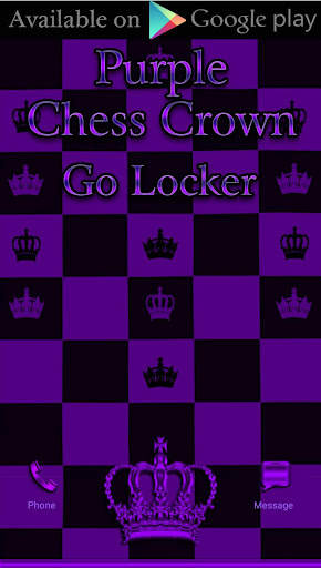 Purple Chess Crown Go Launcher screenshot 4