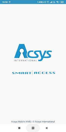 Acsys Mobile Application screenshot 1