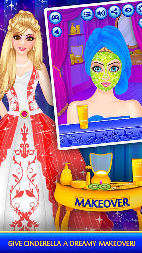 cinderella kecantikan makeover: salon puteri screenshot 10