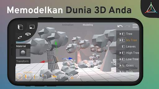 Prisma3D - Pemodelan, Animasi screenshot 1