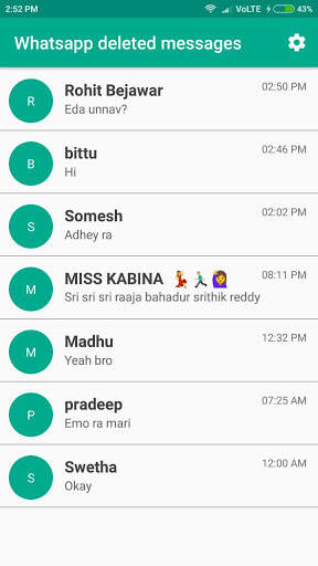 Deleted messages recovery for watsapp screenshot 4
