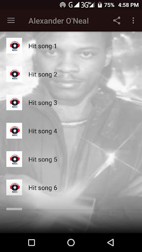 Alexander O'Neal Song screenshot 2