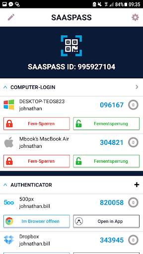 SAASPASS | Authenticator 2FA screenshot 2