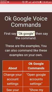 Command Of OK Google screenshot 2