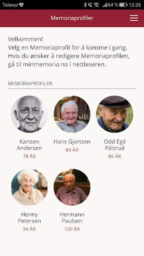 Memoria display app screenshot 1