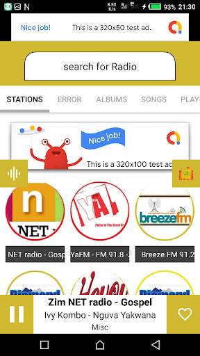 Ultimate Radio Player Zimbabwe screenshot 5