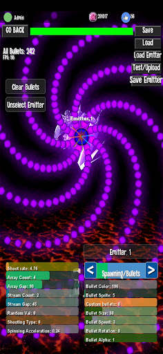 Danmaku LVL Editor bullet hell screenshot 3