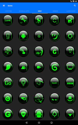 Green Glass Orb Icon Pack screenshot 23