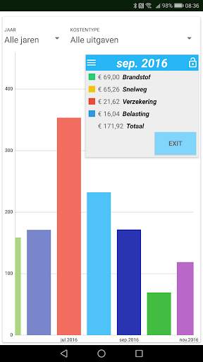 MyFuelLog2 – Auto onderhoud screenshot 8