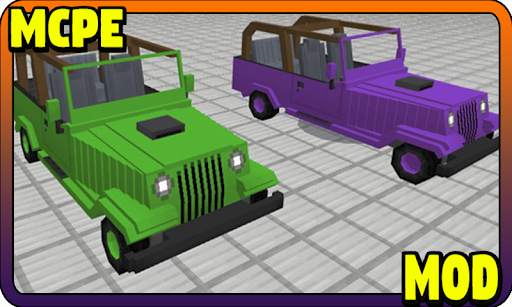 Jeep Cars Addon MCPE - Minecraft Mod screenshot 4