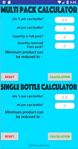 Minimum Unit Pricing (MUP) Calculator Scotland screenshot 1