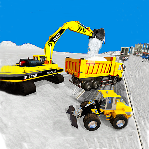 Offroad Snow Excavator Crane Sand Transport Truck icon