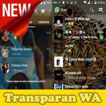 New transparent whatsapp® free screenshot 1