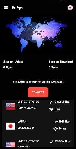5x vpn screenshot 4