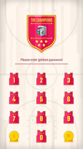 AppLock Theme Basketball screenshot 2