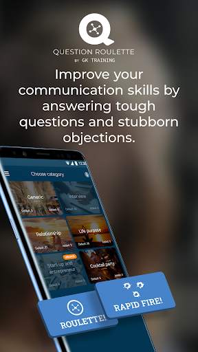Question Roulette: Communication Skills App screenshot 1