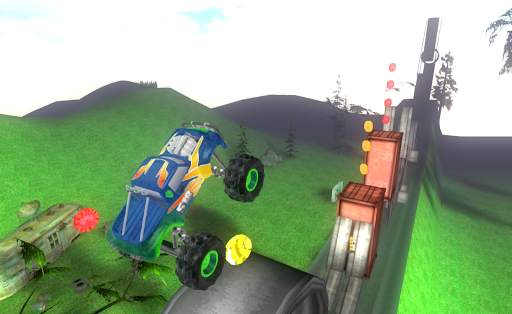Big Monster Truck Racing 3D screenshot 1