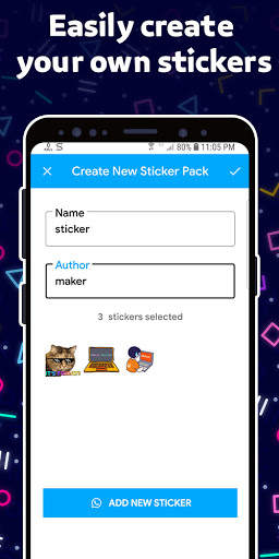 Animated Sticker Maker Whats‏ screenshot 3