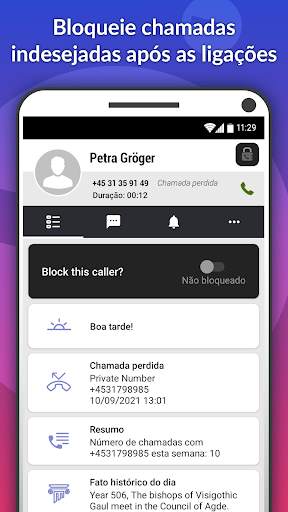 Bloqueador de chamada screenshot 6