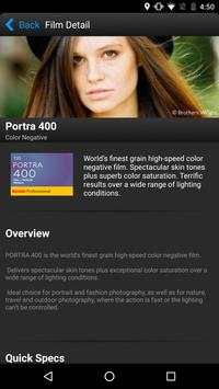 KODAK PROFESSIONAL Film App screenshot 3
