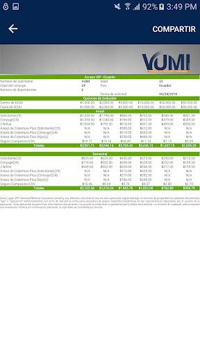 VUMI Plans screenshot 5