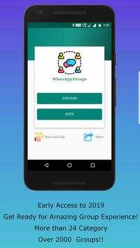 Groups Links for WhatsApp Join Unlimited - 2019 screenshot 1