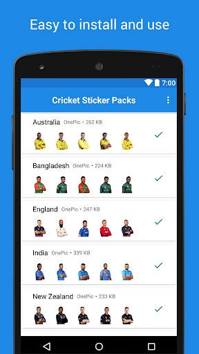 Cricket Sticker Packs - WAStickerApps screenshot 2