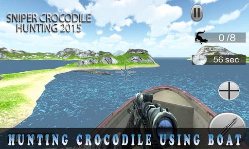 Sniper Crocodile Hunting 2015 screenshot 3