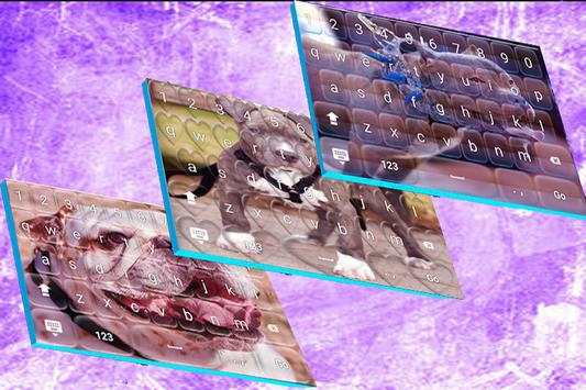 pitbull dog Keyboard Theme screenshot 3