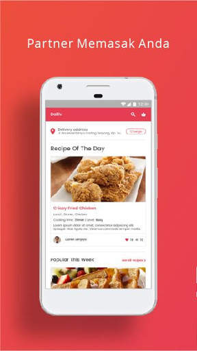 Dailiv: Belanja Bahan Makanan & Inspirasi Memasak screenshot 1
