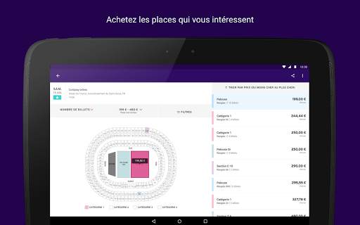 Billets StubHub screenshot 11