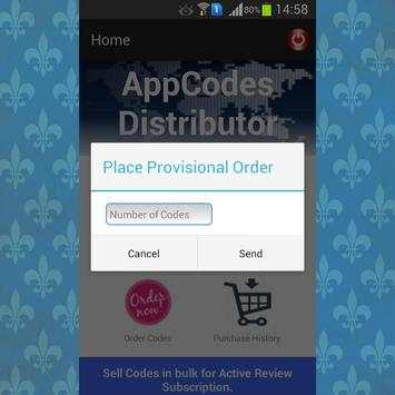 AppCodes Distributor screenshot 3