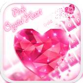 Pink Crystal Heart on 9Apps