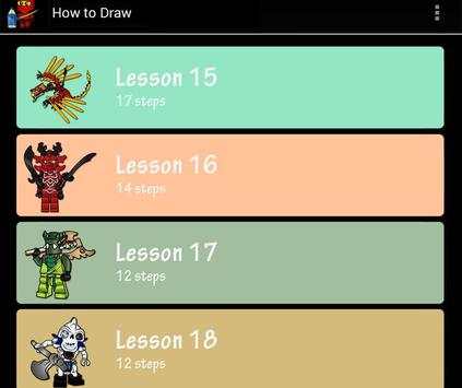 How To Draw Ninjago LeGo screenshot 1