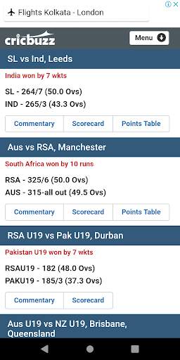 Live Cricket - All Cricket Scores, News & Video screenshot 2