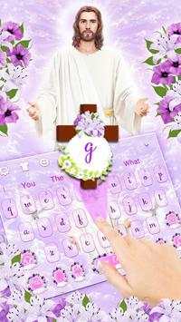 Holy Bible Verses Jesus Keyboard Theme screenshot 1