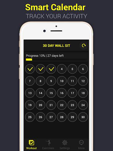 30 Day Wall Sit Challenge Free screenshot 10