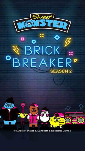 Pemecah Bata: Hip hop berisi neon! Bola monster screenshot 7