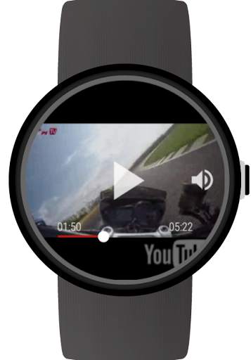 Video Player for YouTube on Wear OS smartwatches screenshot 1