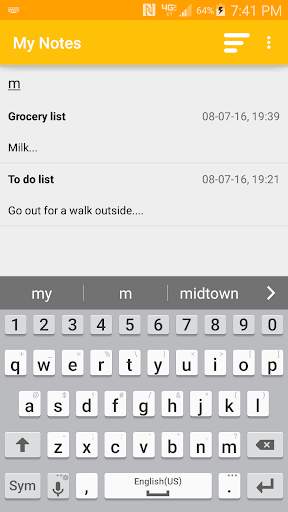 My Notes screenshot 4