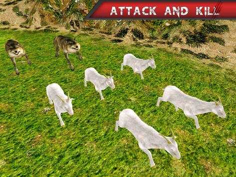 Angry Wild Wolf Jungle Attack: Wolf Simulator 3D screenshot 7