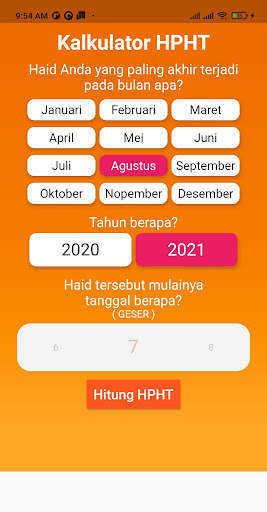 Kalkulator Masa Subur screenshot 5